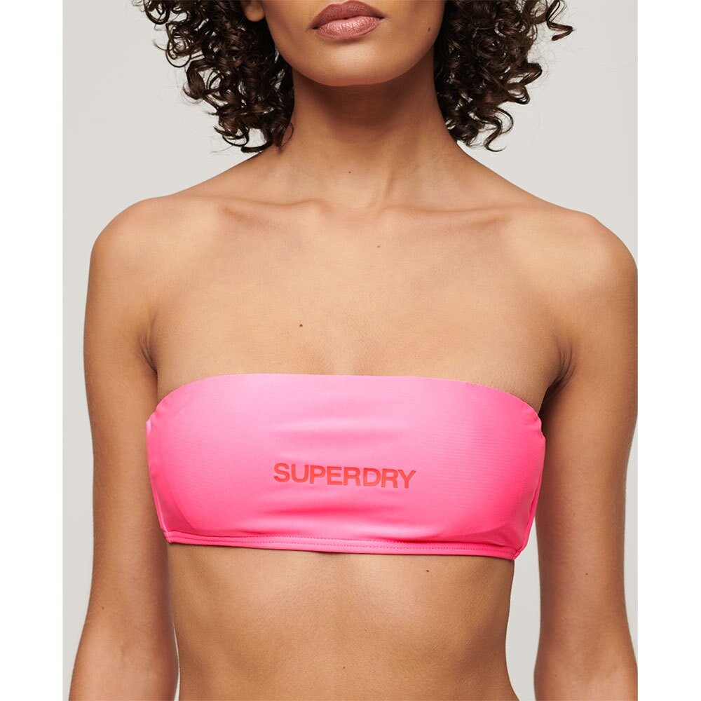 Топ бикини Superdry Logo Bandeau, розовый
Топ бикини Superdry Logo Bandeau, розовый
