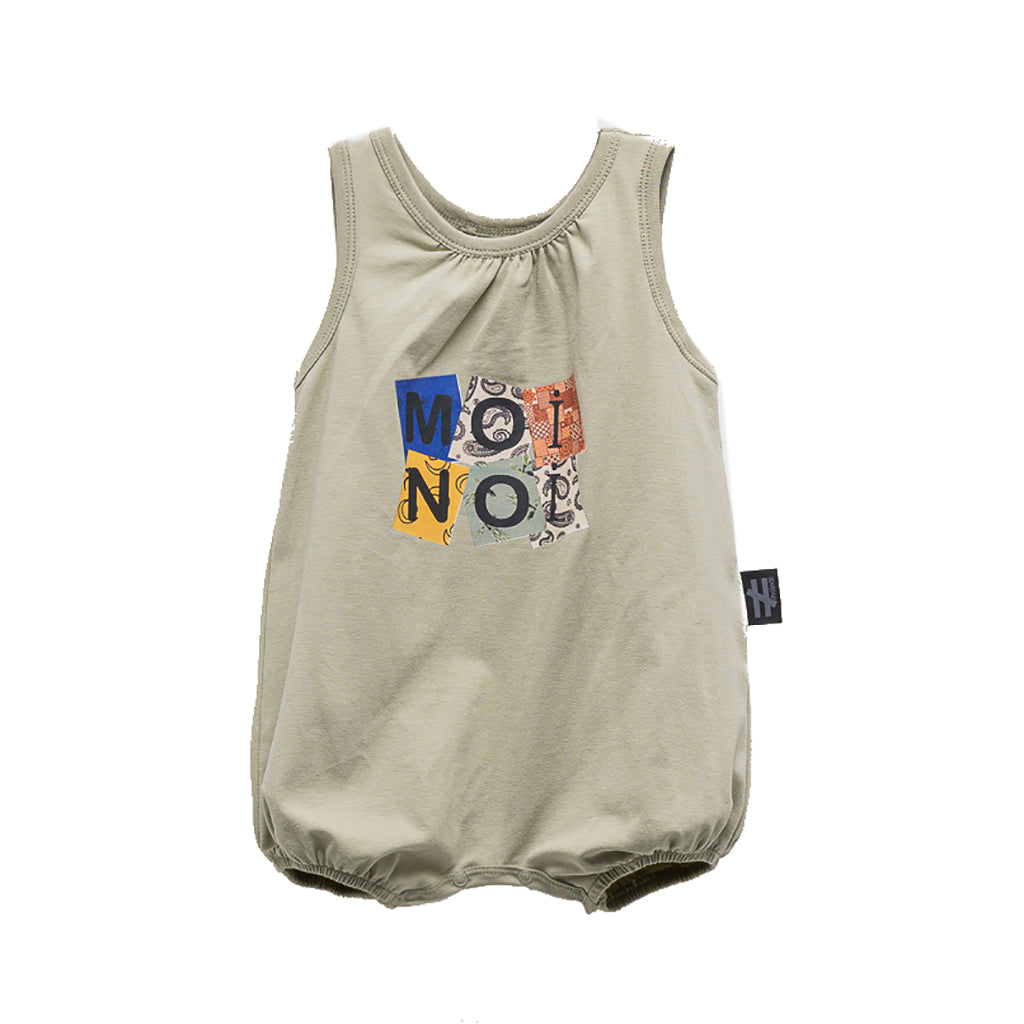 Боди с логотипом цвета хаки Moi noi
Боди с логотипом цвета хаки Moi noi