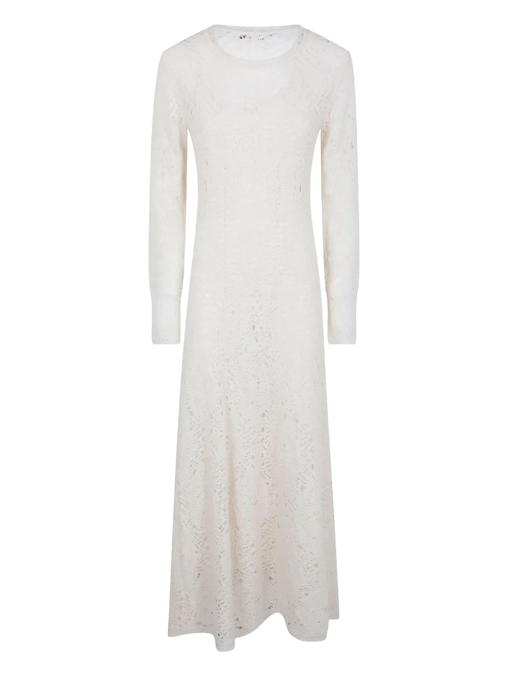 Платье миди с длинными рукавами из ажурной вязки D.Exterior, белый
Платье миди с длинными рукавами из ажурной вязки D.Exterior, белый