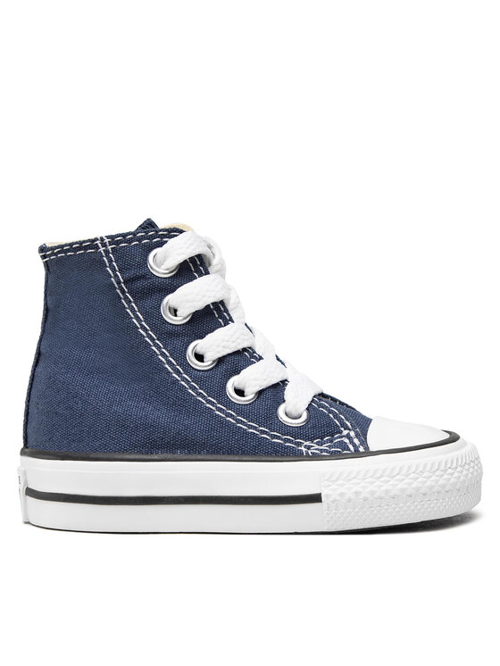 Тканевые кроссовки Chuck Taylor All Star Hi 7J233C Converse, синий 
Тканевые кроссовки Chuck Taylor All Star Hi 7J233C Converse, синий