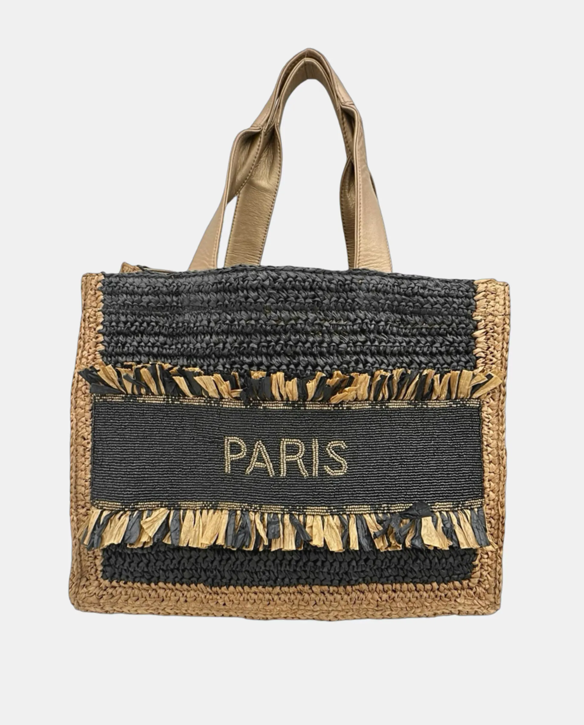 Сумка из рафии ручной работы с мягкими ручками, бахромой из рафии и надписью «PARIS» Siena, синий
Сумка из рафии ручной работы с мягкими ручками, бахромой из рафии и надписью «PARIS» Siena, синий