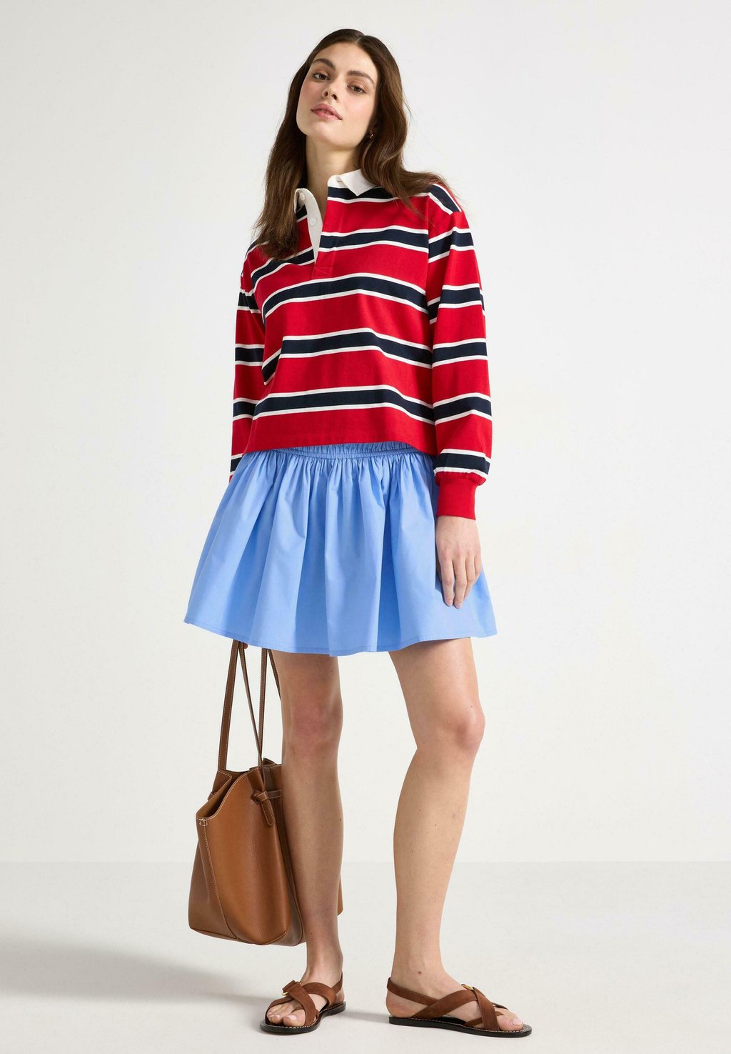 Юбка-колокол Gonna a pieghe Lindex, светло-голубой
Юбка-колокол Gonna a pieghe Lindex, светло-голубой