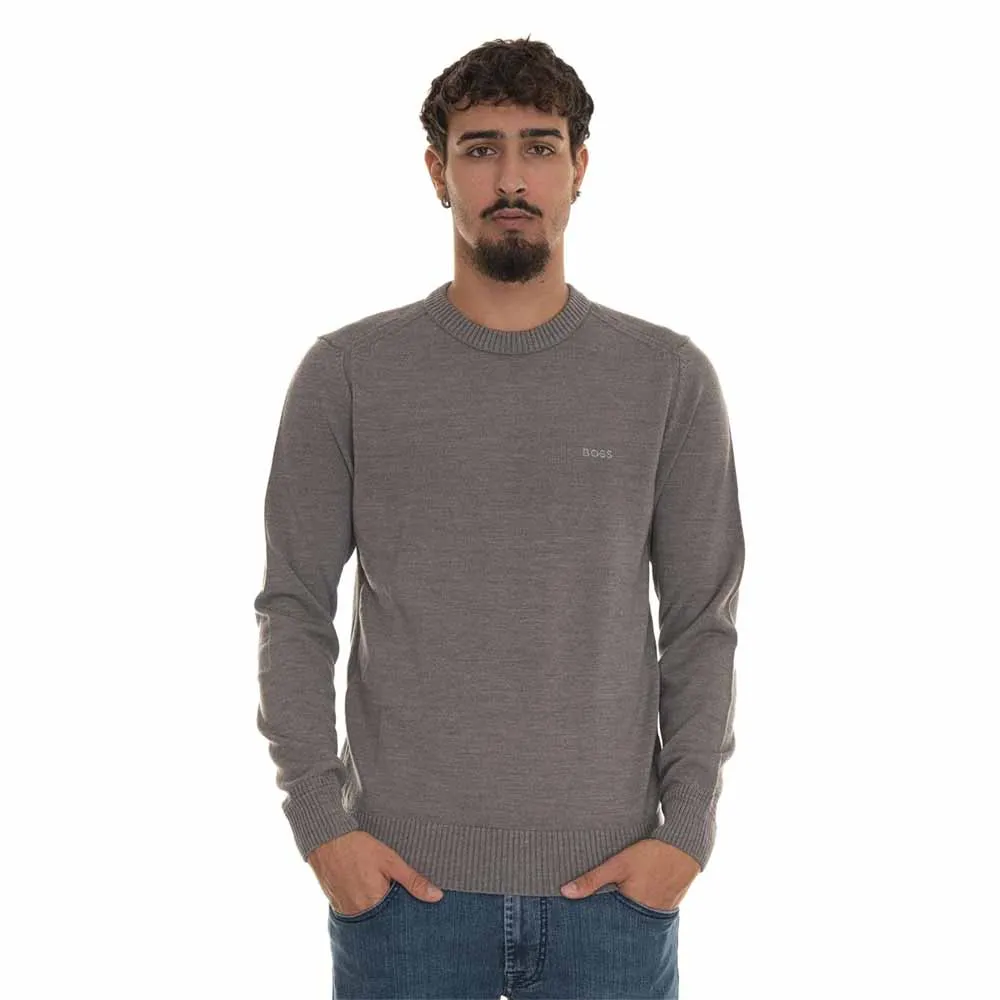 Свитер BOSS Avac C 10253448, серый 
Свитер BOSS Avac C 10253448, серый