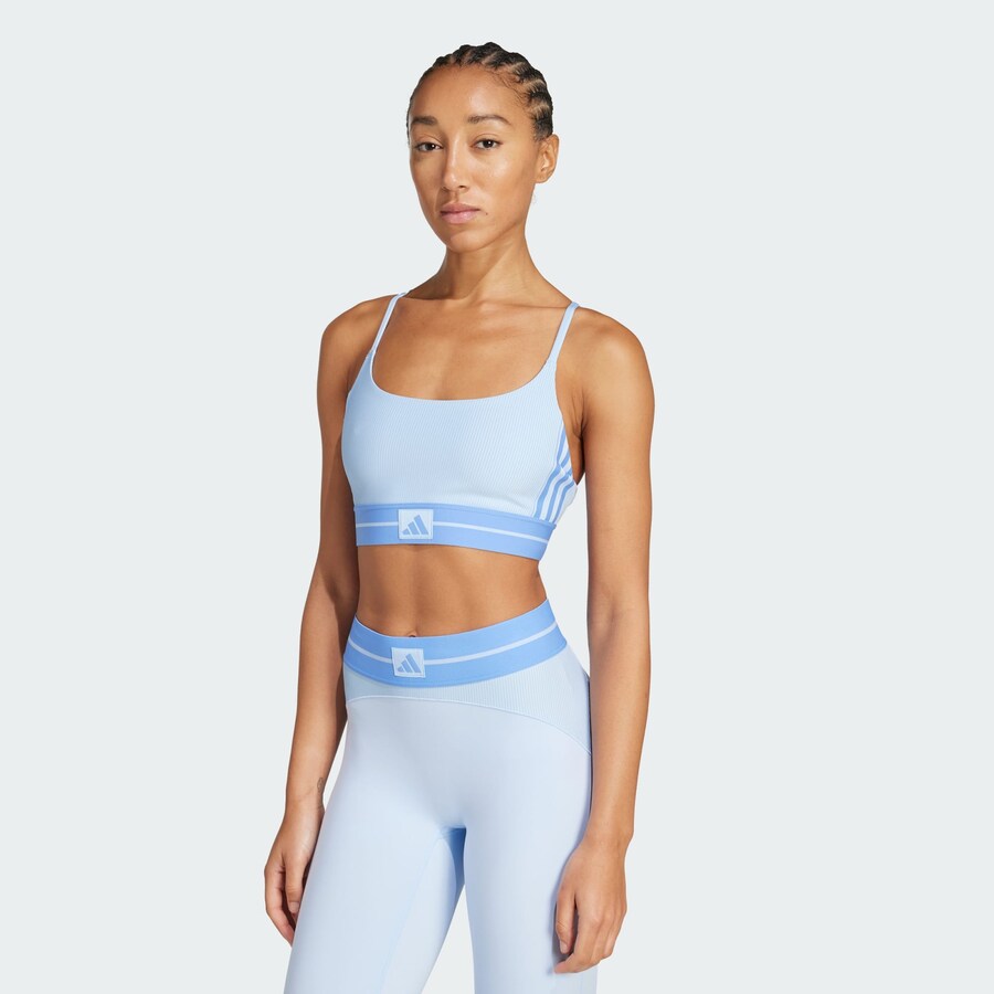 Спортивный бюстгальтер-бралетт ADIDAS PERFORMANCE Hyperglam, цвет Azure/Pastel blue
Спортивный бюстгальтер-бралетт ADIDAS PERFORMANCE Hyperglam, цвет Azure/Pastel blue