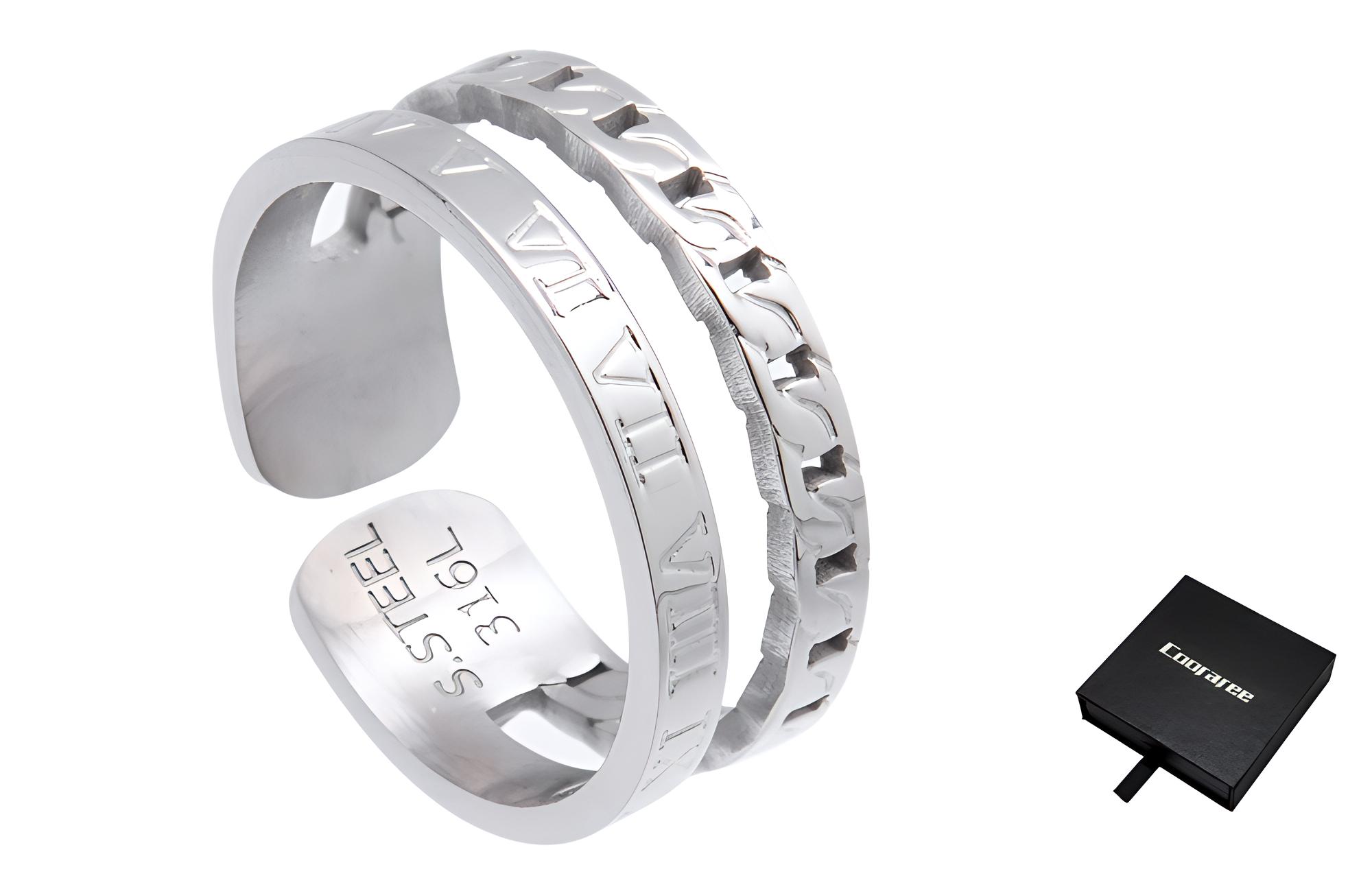 Cooraree Титановое стальное кольцо Unisex Silver
Cooraree Титановое стальное кольцо Unisex Silver