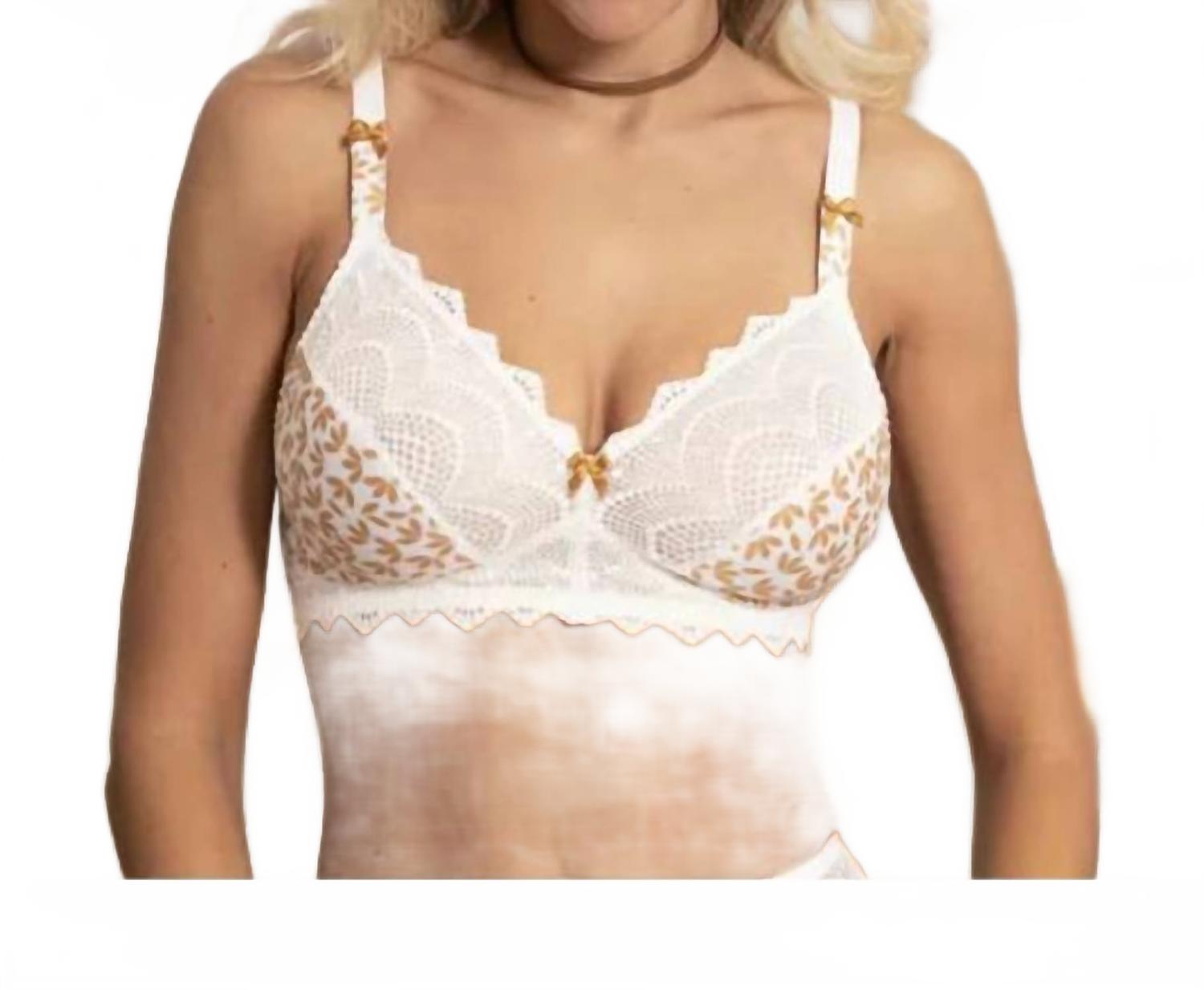 Бюстгальтер без косточек с кружевом в цвете камель Boheme Antigel Boudoir de Filles, коричневый
Бюстгальтер без косточек с кружевом в цвете камель Boheme Antigel Boudoir de Filles, коричневый