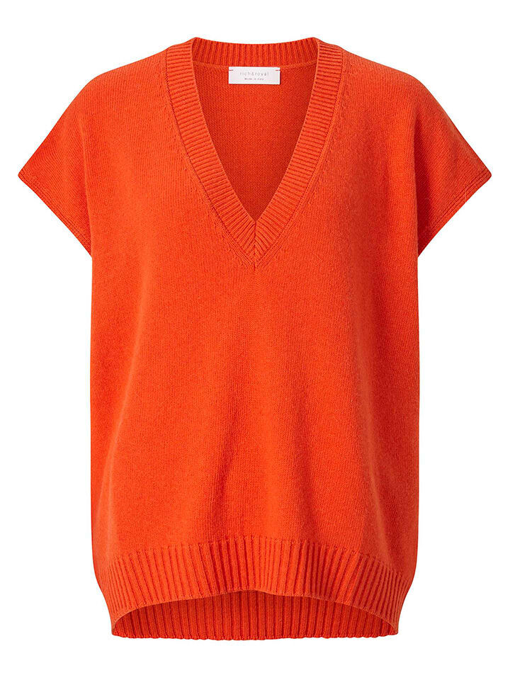 Свитер-жилет Rich & Royal, оранжевый
Свитер-жилет Rich & Royal, оранжевый