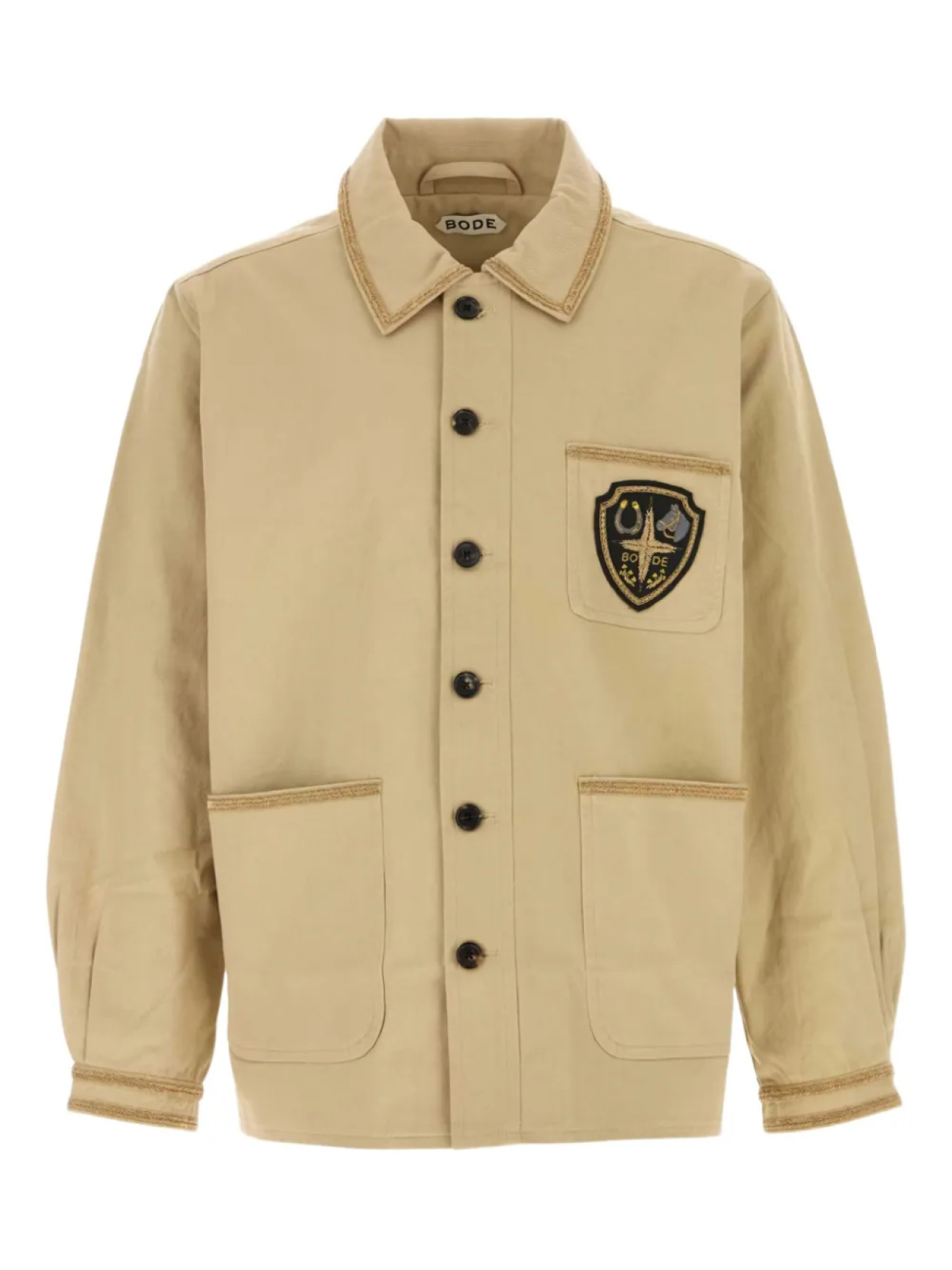 Куртка-рубашка с вышитой эмблемой BODE, нейтральный
Куртка-рубашка с вышитой эмблемой BODE, нейтральный