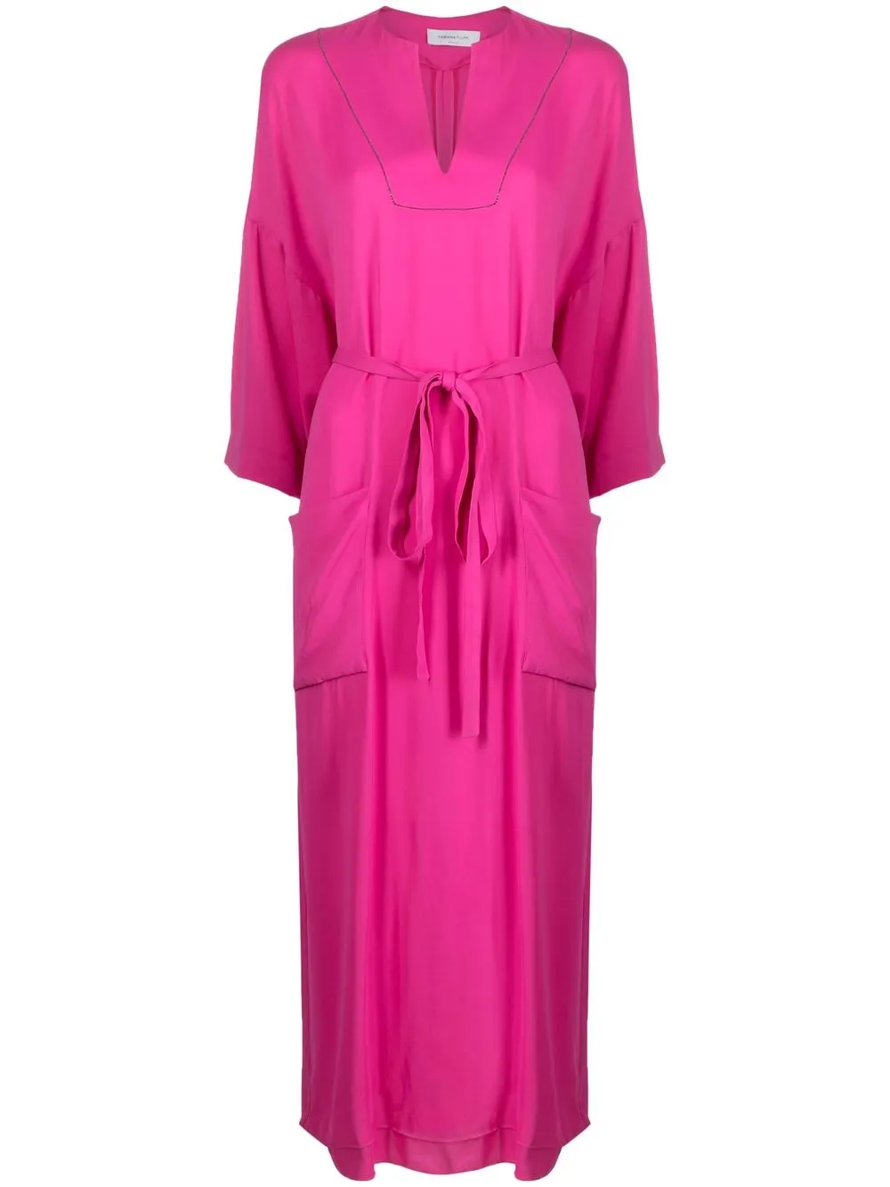 Платье миди с длинными рукавами и поясом Fabiana Filippi, розовый
Платье миди с длинными рукавами и поясом Fabiana Filippi, розовый