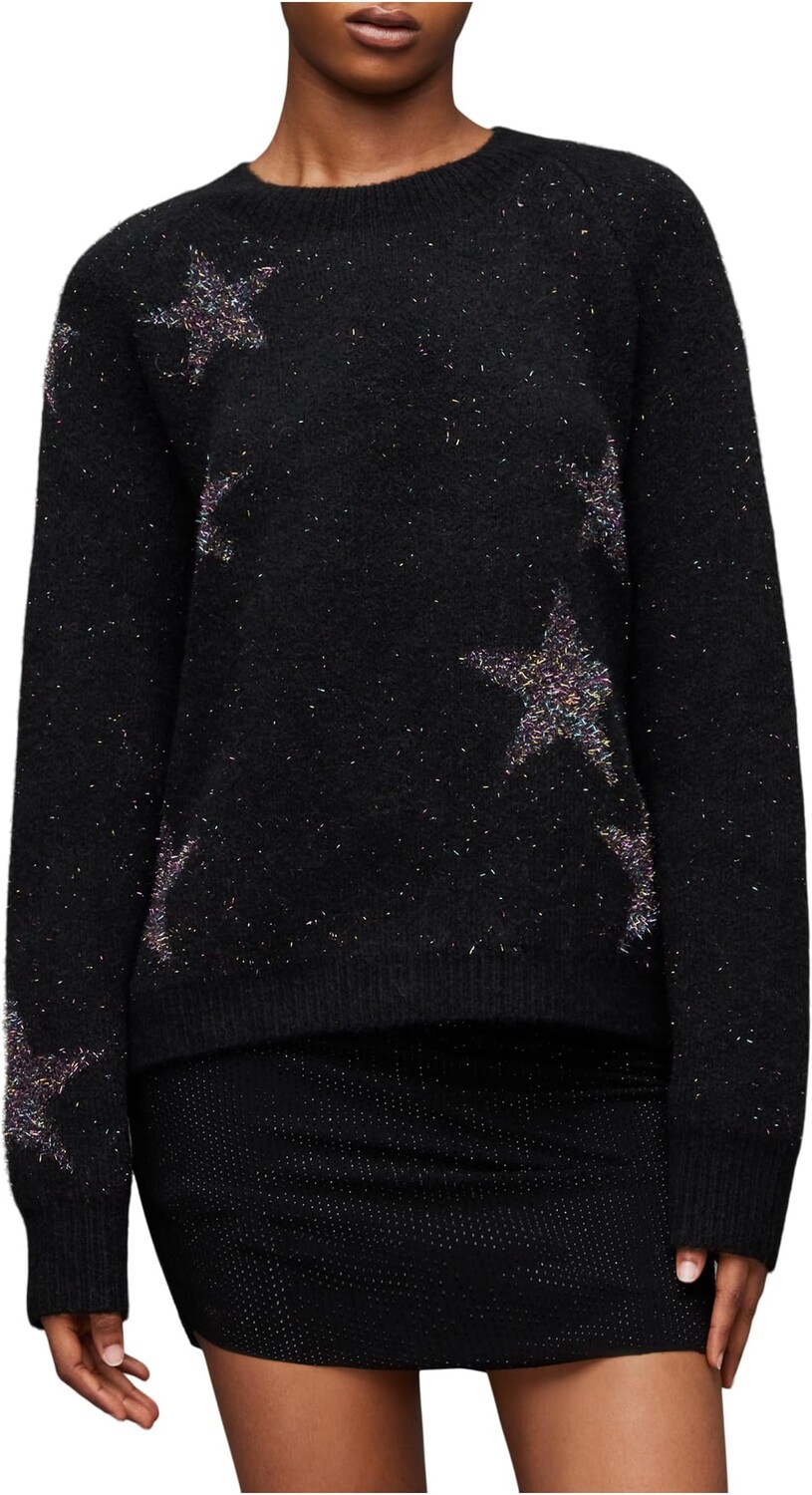 Свитер AllSaints Star Tinsel Jumper, цвет Black/Rainbow Blue
Свитер AllSaints Star Tinsel Jumper, цвет Black/Rainbow Blue