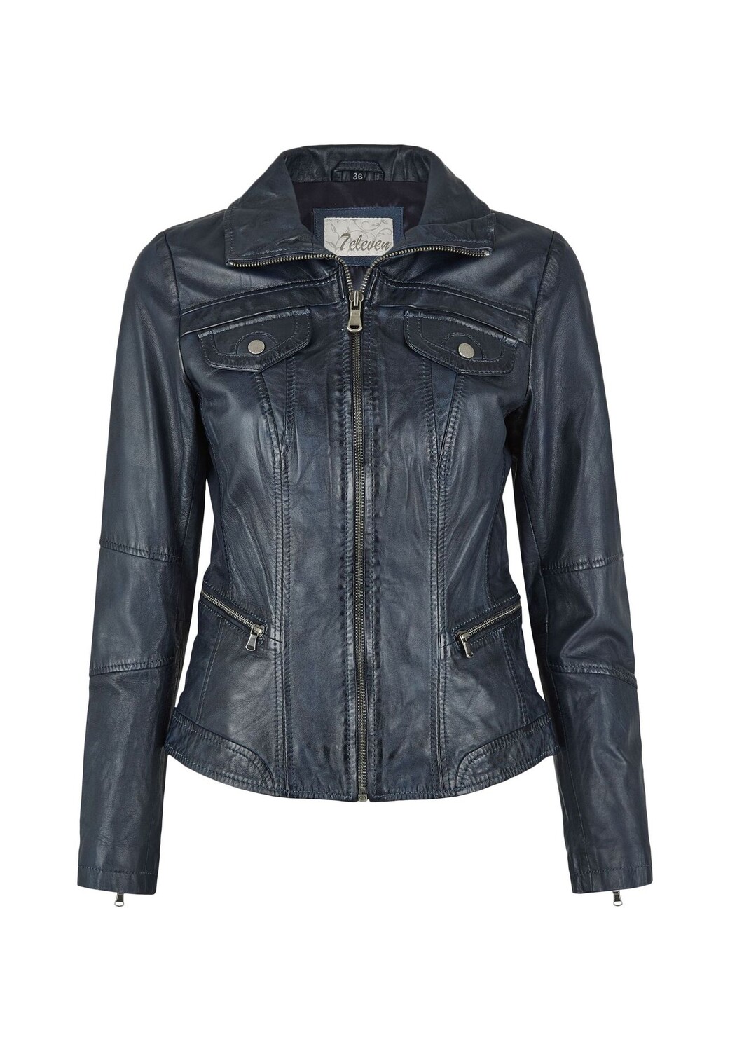 Кожаная куртка СЕРАМОНА 7eleven, темно-синий
Кожаная куртка СЕРАМОНА 7eleven, темно-синий