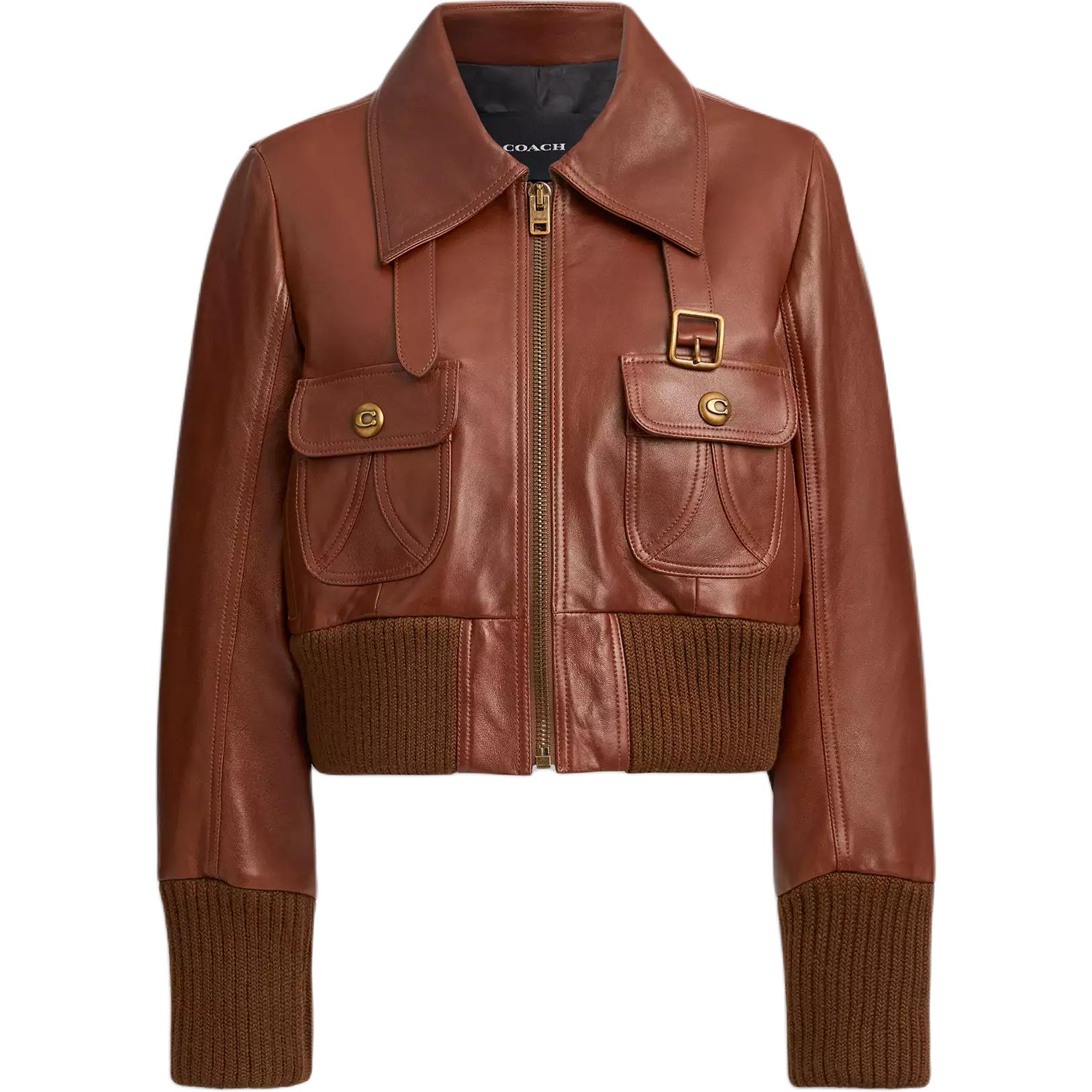 Coach Женские пиджаки с коричневым лацканом, средней длины
Coach Женские пиджаки с коричневым лацканом, средней длины
