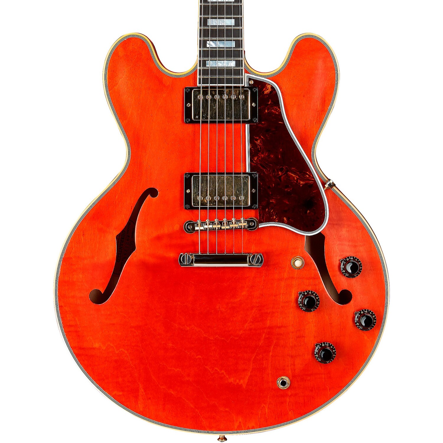 Gibson Custom Murphy Lab 1959 ES-355 Reissue Stop Bar Светлая состаренная полуполая электрогитара арбузно-красного цвета
Gibson Custom Murphy Lab 1959 ES-355 Reissue Stop Bar Светлая состаренная полуполая электрогитара арбузно-красного цвета