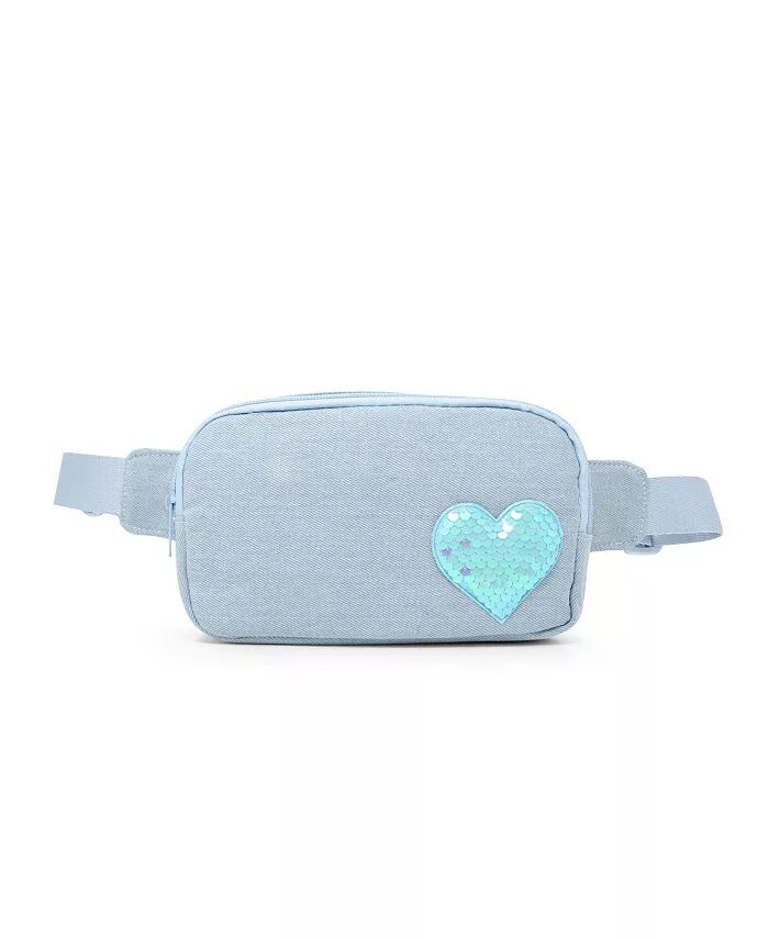 Поясная сумка с пайетками в форме сердца для девочек, синяя Tiny Treats + Zomi Gems
Поясная сумка с пайетками в форме сердца для девочек, синяя Tiny Treats + Zomi Gems