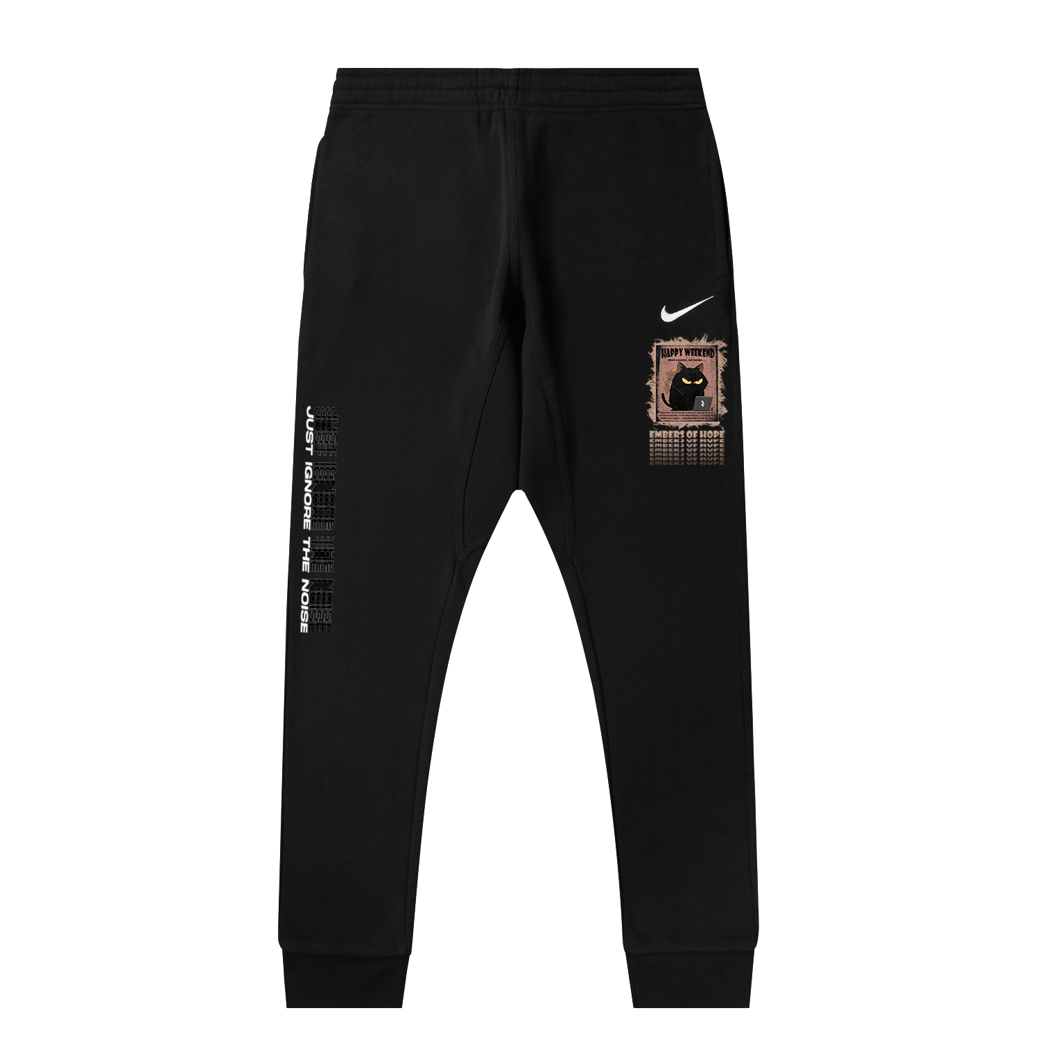 Nike Вязаные спортивные штаны унисекс черный
Nike Вязаные спортивные штаны унисекс черный