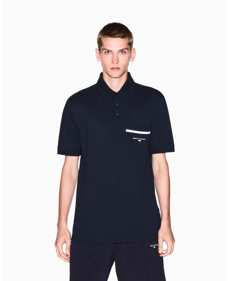 Мужская поло-рубашка пике с карманом и графическим принтом A|X Armani Exchange, Deep Navy, Синий, Мужская поло-рубашка пике с карманом и графическим принтом A|X Armani Exchange, Deep Navy
Мужская поло-рубашка пике с карманом и графическим принтом A|X Armani Exchange, Deep Navy, Синий, Мужская поло-рубашка пике с карманом и графическим принтом A|X Armani Exchange, Deep Navy