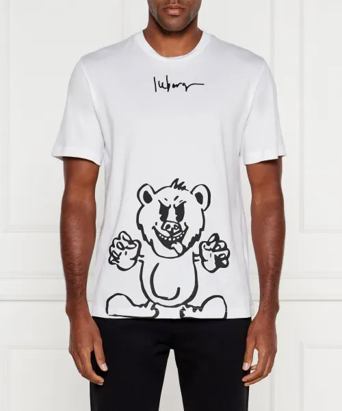 Футболка Oversize fit Iceberg, белый 
Футболка Oversize fit Iceberg, белый