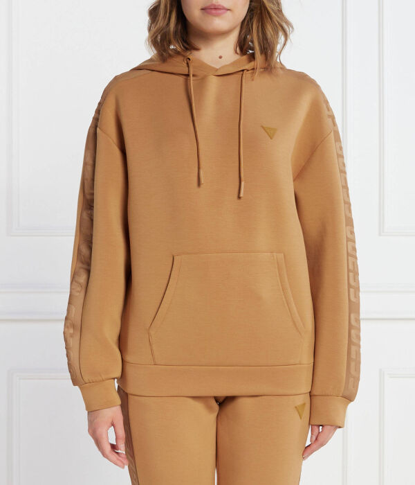 Толстовка женская Guess Active Бренда с декором рукавов, коричневый
Толстовка женская Guess Active Бренда с декором рукавов, коричневый