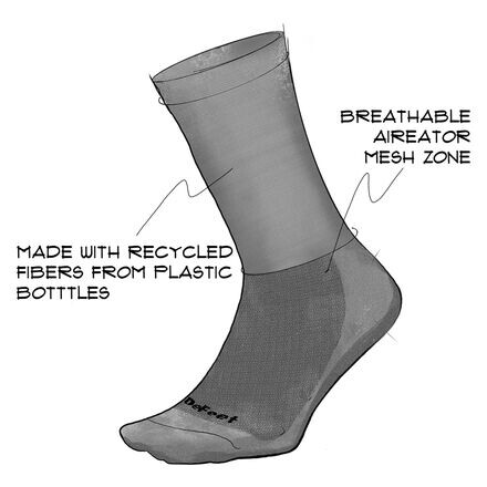 Носок Aireator 6 дюймов DeFeet, цвет Light Navy Double Cuff
Носок Aireator 6 дюймов DeFeet, цвет Light Navy Double Cuff