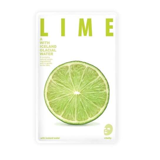 С оживляющей тканевой маской с ледниковой водой Исландии и лаймом 20г Blue Dot, Mask A 
С оживляющей тканевой маской с ледниковой водой Исландии и лаймом 20г Blue Dot, Mask A