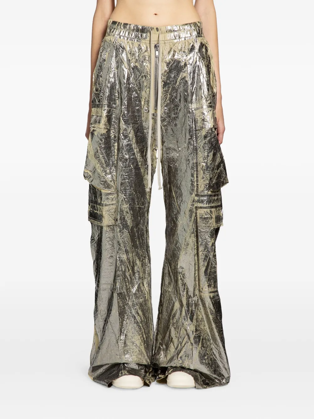 Брюки с двойными карманами карго Rick Owens Drkshdw, серебристый
Брюки с двойными карманами карго Rick Owens Drkshdw, серебристый