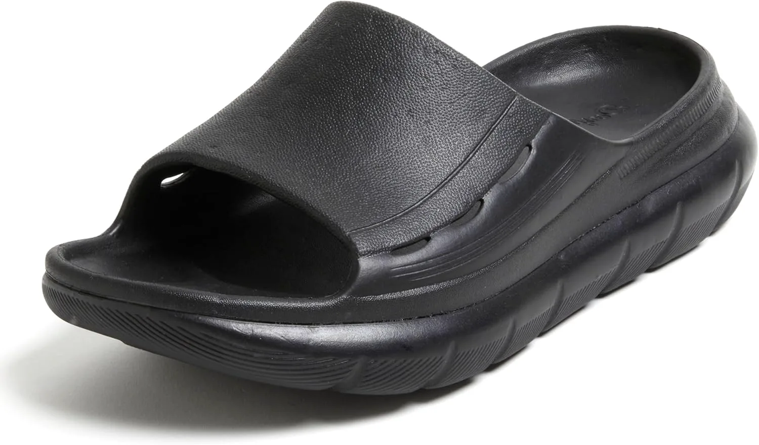 Мужские слайды с подушкой Dearfoams из легкого переработанного ЭВА, черный
Мужские слайды с подушкой Dearfoams из легкого переработанного ЭВА, черный