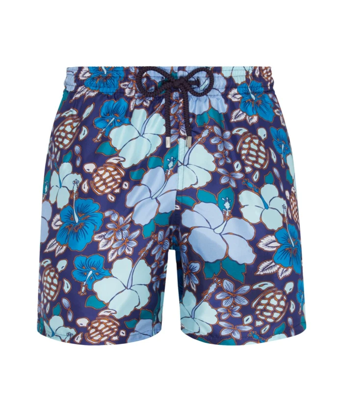 Мужские шелковые шорты-бермуды с тропическими черепахами Vilebrequin, мультиколор
Мужские шелковые шорты-бермуды с тропическими черепахами Vilebrequin, мультиколор