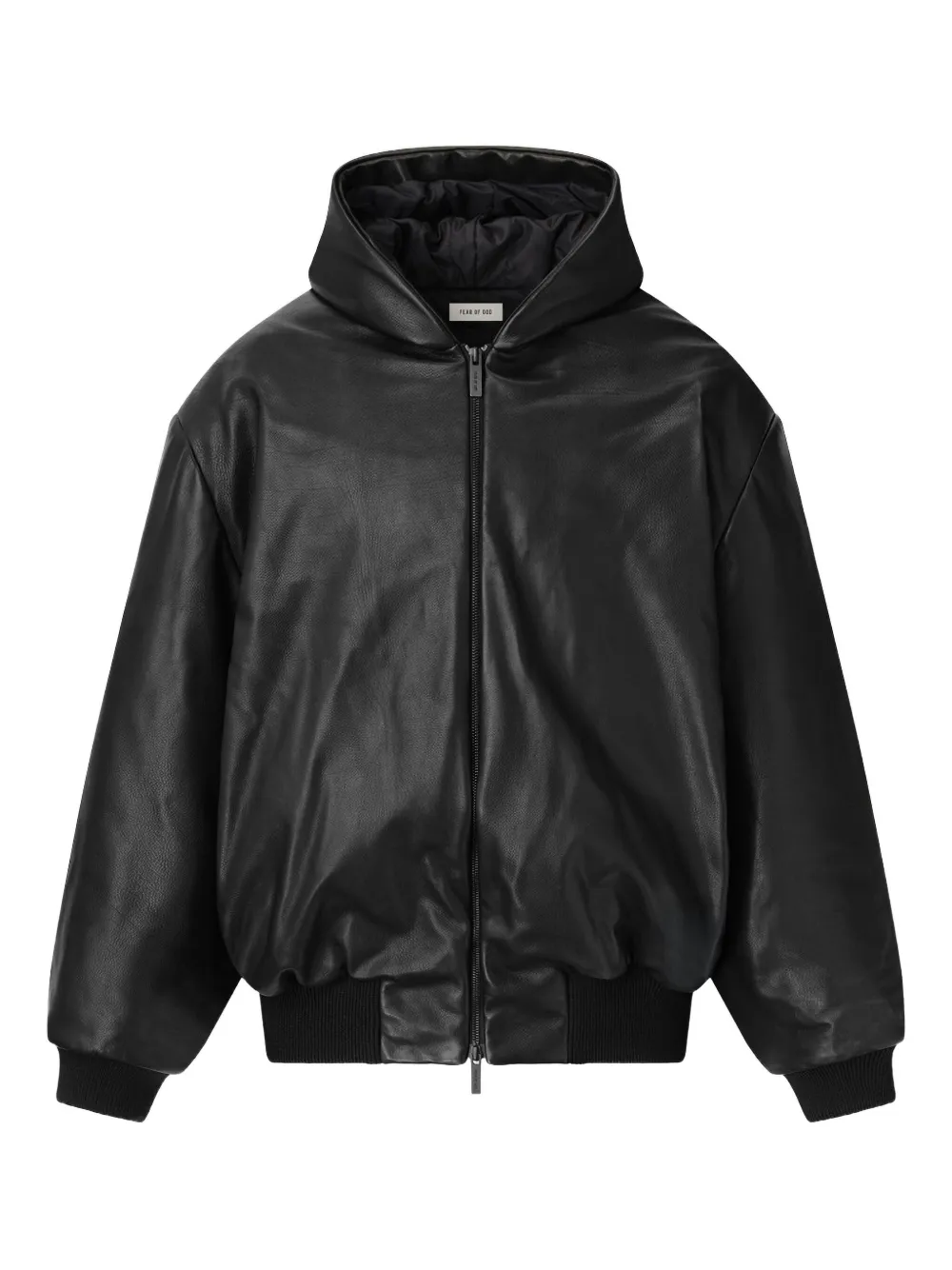 Кожаная куртка с капюшоном Fear Of God, черный
Кожаная куртка с капюшоном Fear Of God, черный