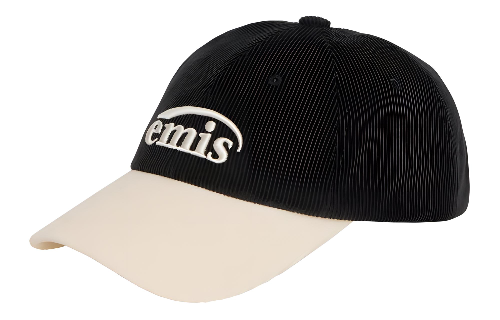 Emis Мужская бейсболка из хлопка и вельвета, черный
Emis Мужская бейсболка из хлопка и вельвета, черный