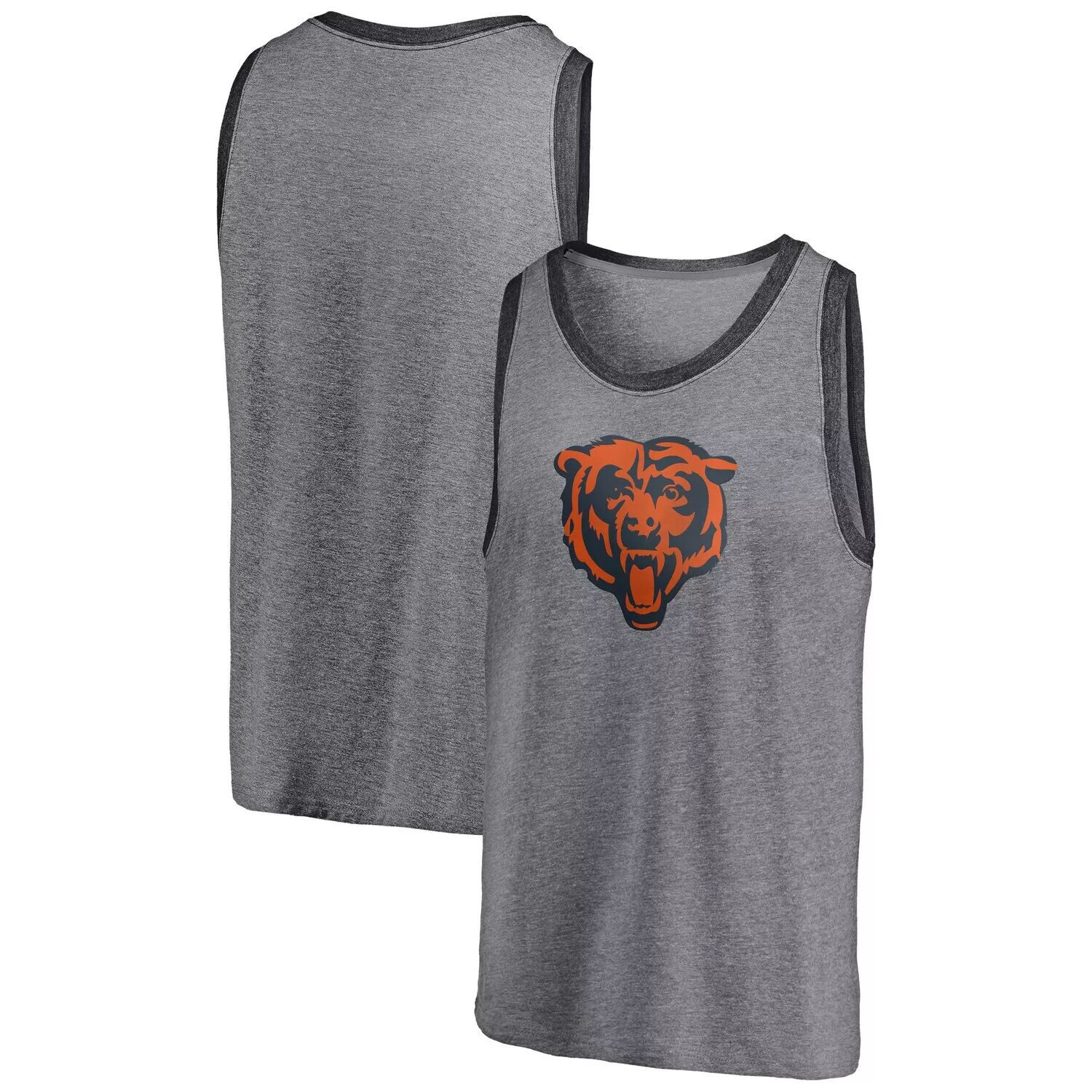 Мужская майка Fanatics с принтом серого/темно-серого цвета с плетением Chicago Bears Famous Tri-Blend майка
Мужская майка Fanatics с принтом серого/темно-серого цвета с плетением Chicago Bears Famous Tri-Blend майка