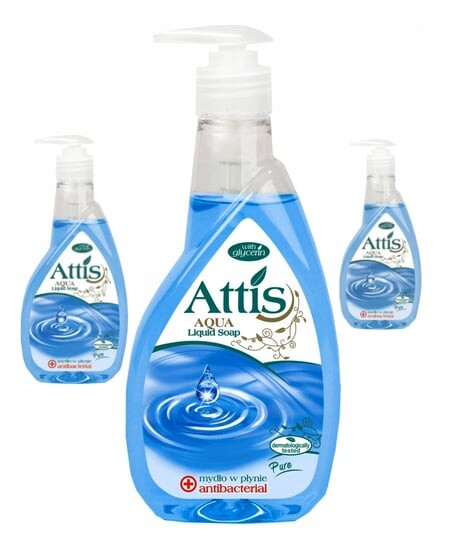 Набор из 3-х антибактериальных мыл с помпой 0,4л ATTIS
Набор из 3-х антибактериальных мыл с помпой 0,4л ATTIS
