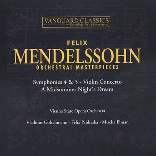 CD диск Mendelssohn / Elman / Vienna State Opera Orch: Orchestral Masterpieces
CD диск Mendelssohn / Elman / Vienna State Opera Orch: Orchestral Masterpieces