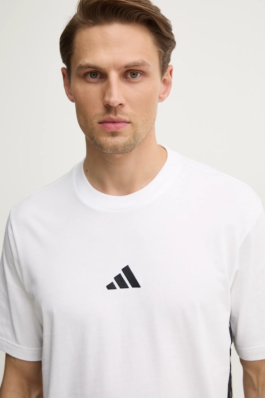 Футболка хлопковая Essentials Adidas, белый 
Футболка хлопковая Essentials Adidas, белый