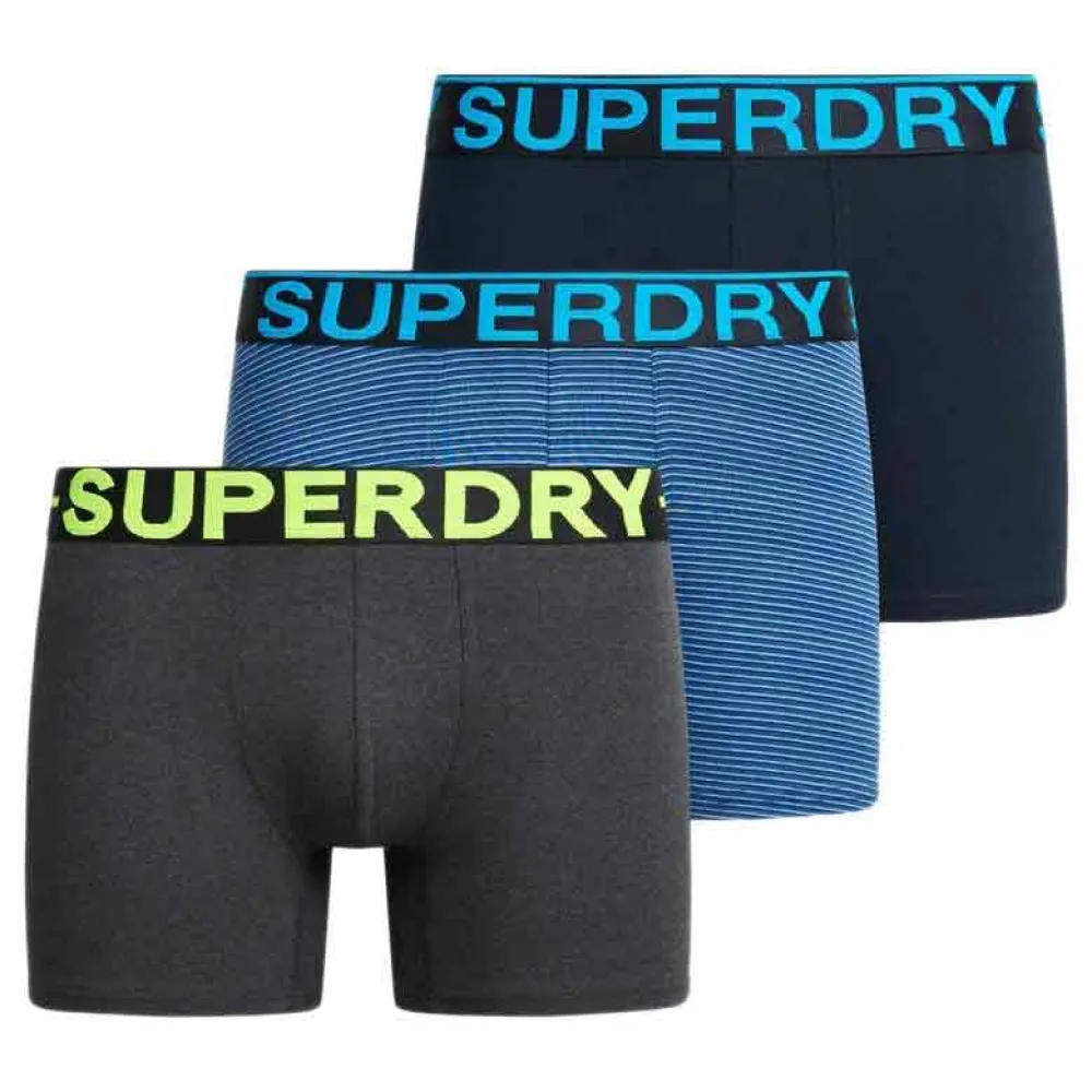 Боксеры 3 шт Superdry M3110452C, синий
Боксеры 3 шт Superdry M3110452C, синий