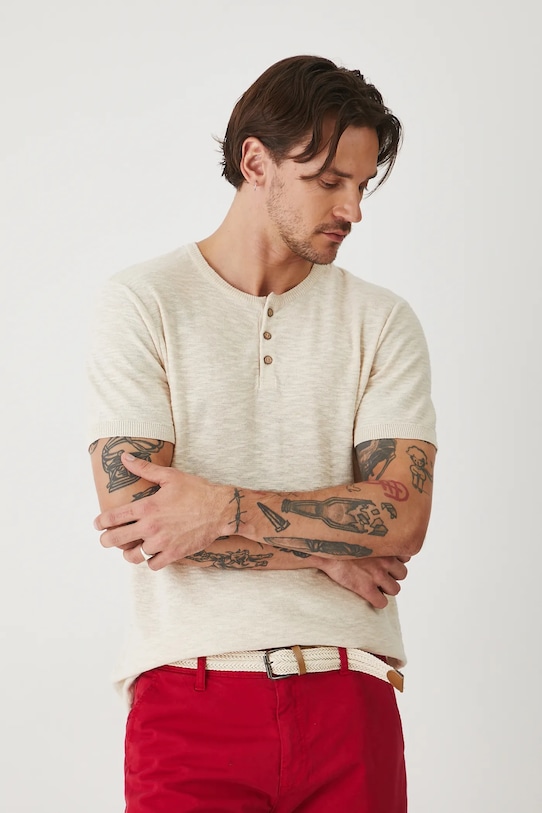 Футболка с добавлением льна Medicine, бежевый
Футболка с добавлением льна Medicine, бежевый