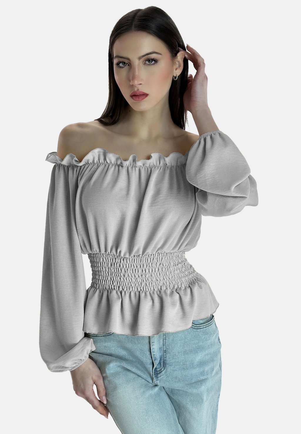 Блуза Elara, серый 
Блуза Elara, серый