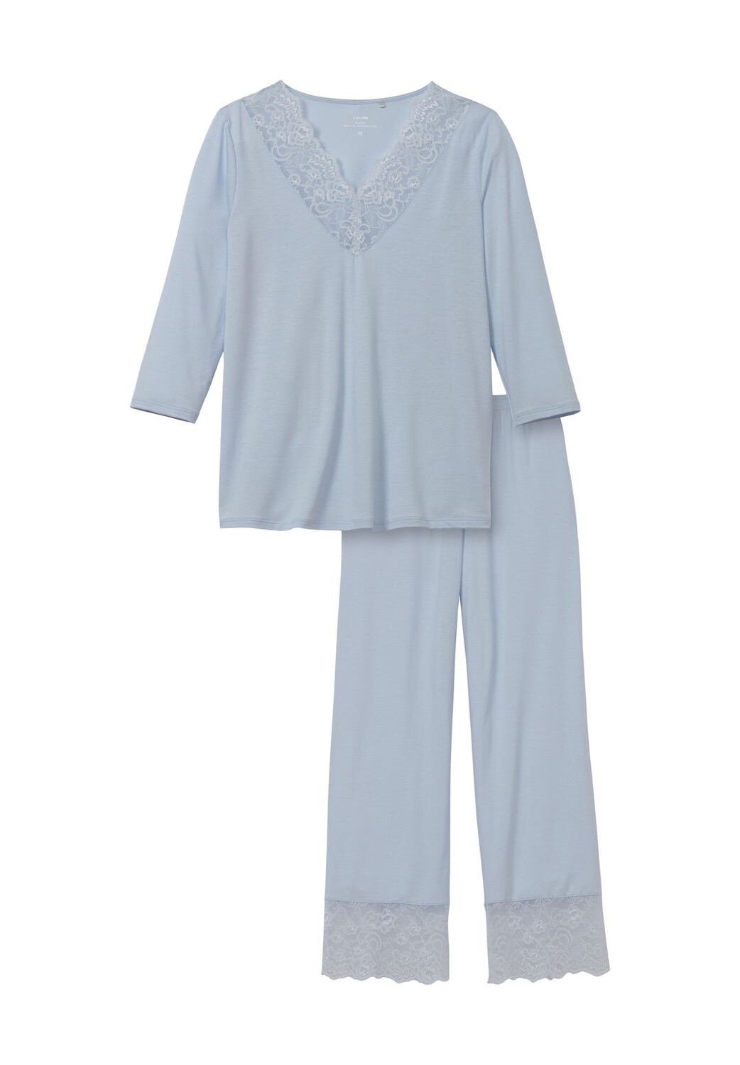 Женская кружевная пижама Elegant Dreams с рукавом 3/4 CALIDA, цвет Harmony Blue
Женская кружевная пижама Elegant Dreams с рукавом 3/4 CALIDA, цвет Harmony Blue