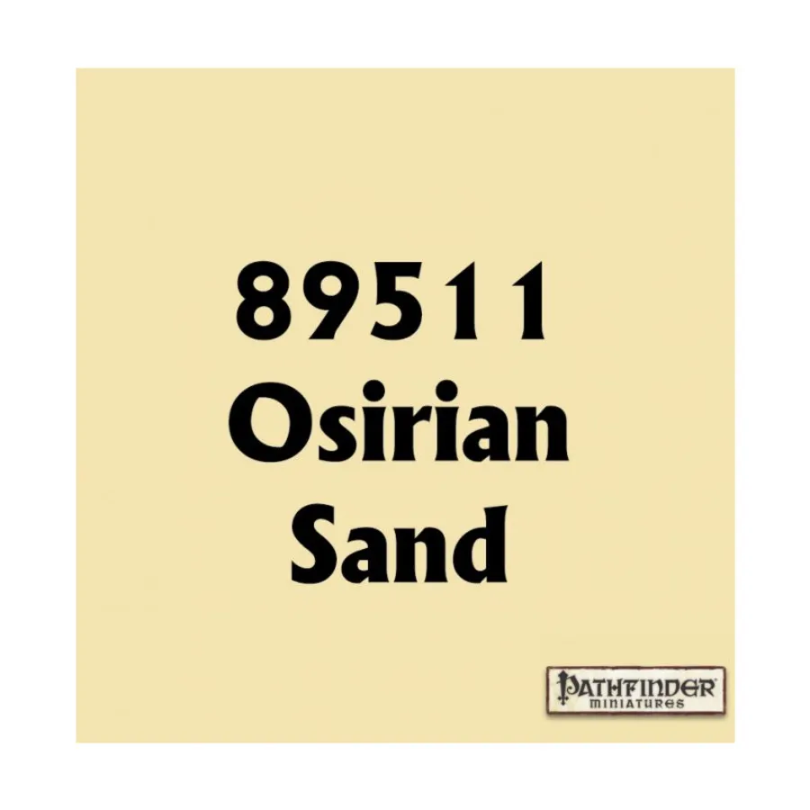 Осирианский песок, Master Series Paints - Pathfinder Colors
Осирианский песок, Master Series Paints - Pathfinder Colors