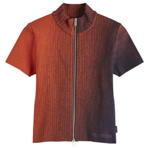 Топ Air Jordan W Zip Knit, фиолетовый/оранжевый
Топ Air Jordan W Zip Knit, фиолетовый/оранжевый