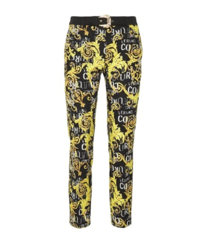 Черные узкие брюки Versace Jeans Couture, мультиколор
Черные узкие брюки Versace Jeans Couture, мультиколор