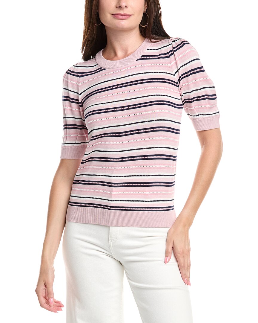 T Tahari Свитер с рукавами-фонариками, розовый
T Tahari Свитер с рукавами-фонариками, розовый