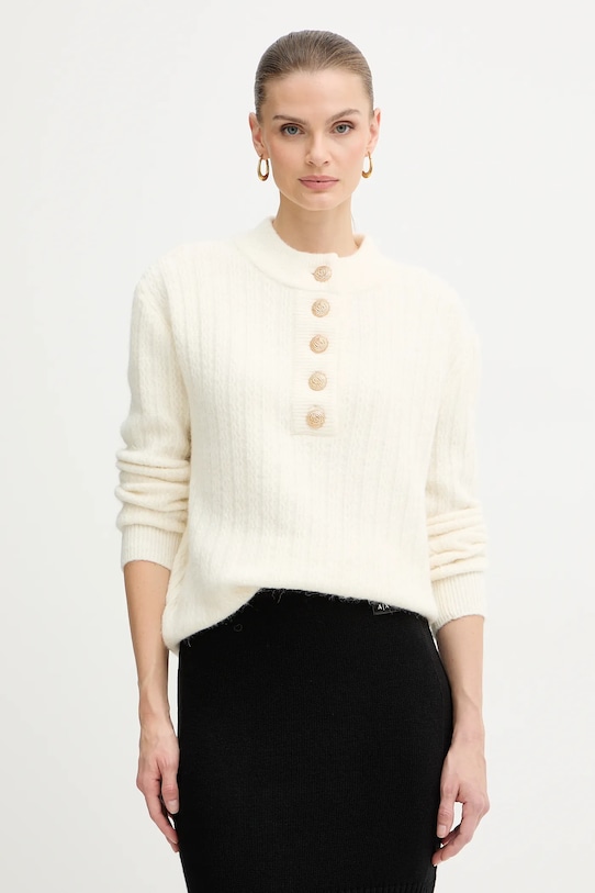 Свитер из смесовой шерсти Morgan, бежевый
Свитер из смесовой шерсти Morgan, бежевый