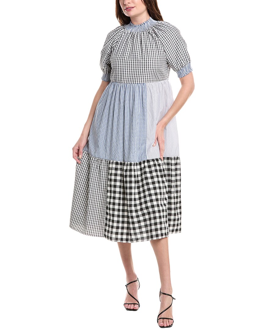 Фабрика Англии Пэчворк Миди Платье English Factory, синий
Фабрика Англии Пэчворк Миди Платье English Factory, синий