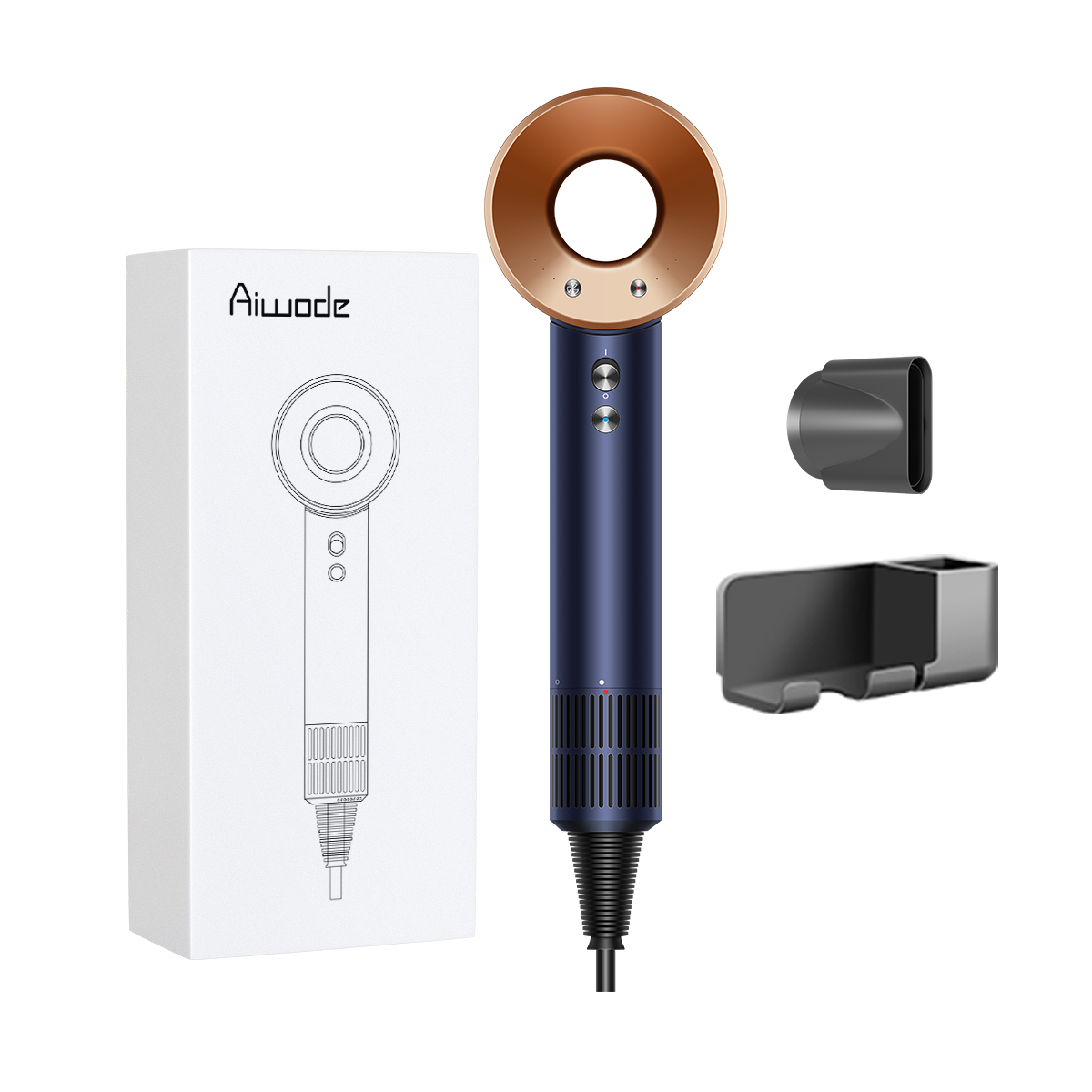 Фен Ai wo de Hair Dryer Ai Wo De, Blue
Фен Ai wo de Hair Dryer Ai Wo De, Blue