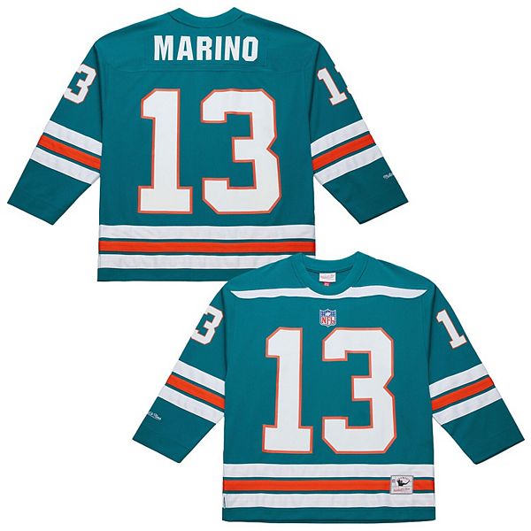 Мужская футболка Dan Marino Aqua Miami Dolphins Maxxed Out Mitchell & Ness
Мужская футболка Dan Marino Aqua Miami Dolphins Maxxed Out Mitchell & Ness