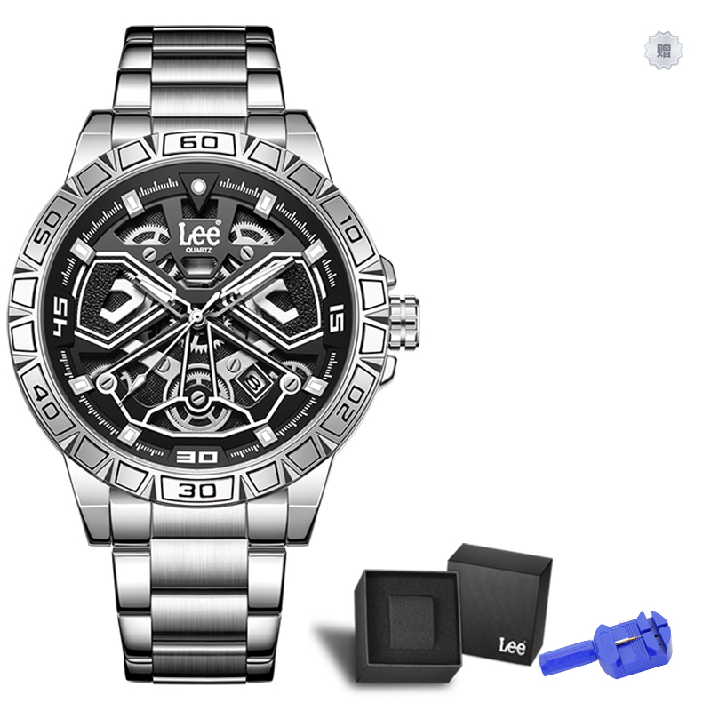 Lee Часы кварцевый механизм серебристый циферблат unisex
Lee Часы кварцевый механизм серебристый циферблат unisex