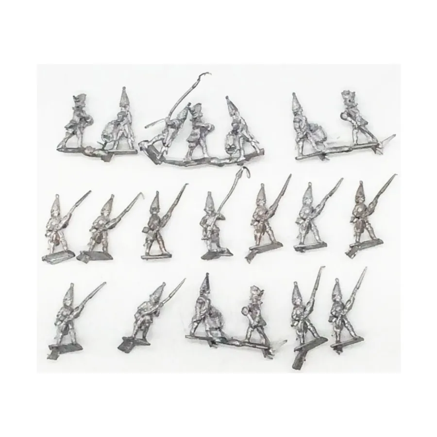 Коллекция прусских гренадеров № 2, Napoleonic Miniatures - Loose Miniatures (15mm) (Minifigs)
Коллекция прусских гренадеров № 2, Napoleonic Miniatures - Loose Miniatures (15mm) (Minifigs)