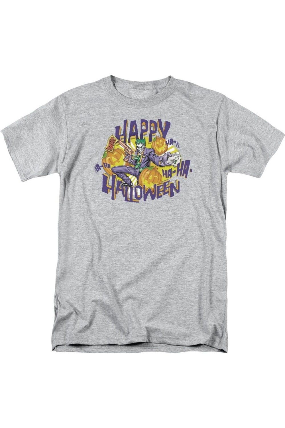 Футболка с коротким рукавом для взрослых Batman Ha Ha Halloween Gildan, цвет athletic heather
Футболка с коротким рукавом для взрослых Batman Ha Ha Halloween Gildan, цвет athletic heather