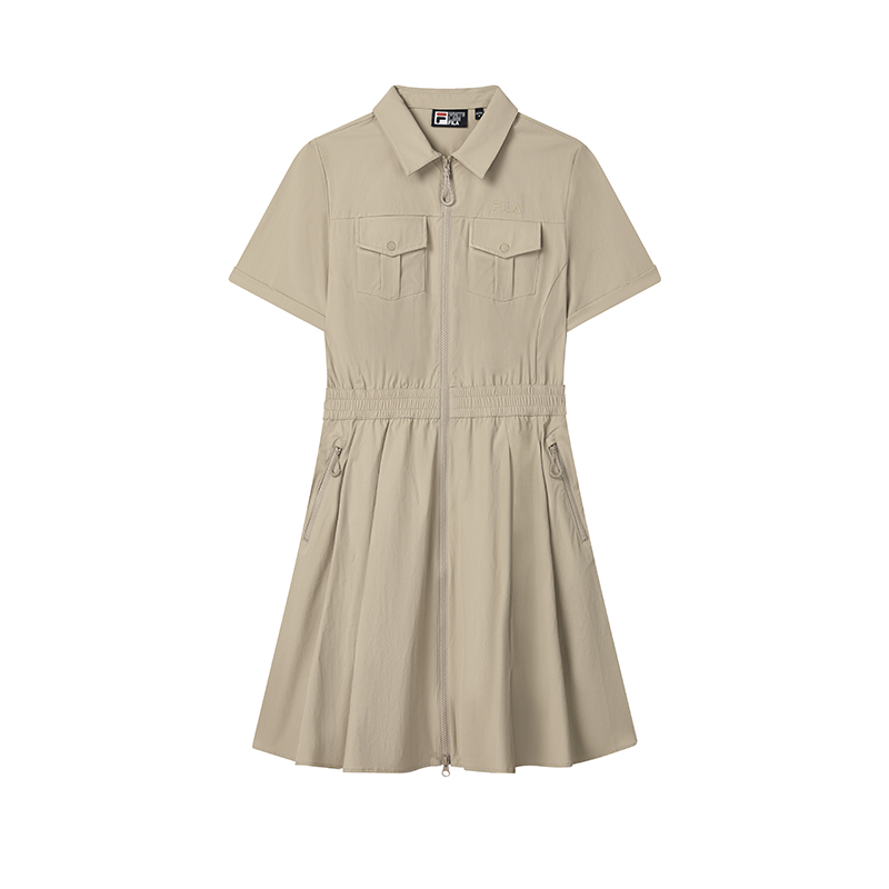 FILA Оригинальное короткое платье для женщин Wild Grass Khaki
FILA Оригинальное короткое платье для женщин Wild Grass Khaki