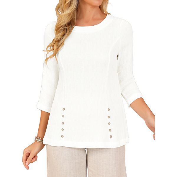 Женская блуза с 3/4 рукавом Inspire Chic, White
Женская блуза с 3/4 рукавом Inspire Chic, White